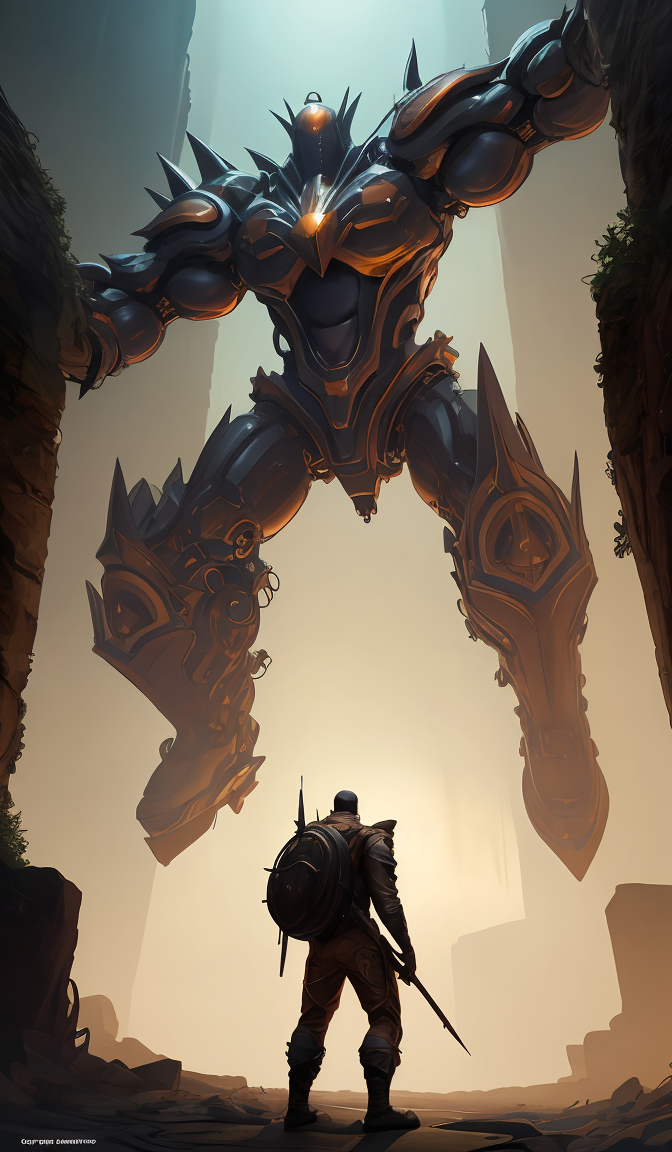 05946-3182217728-professional concept art of a symmetrical! ominous floating mechanical steel terrifying giant thing in a dark room by artgerm an.png